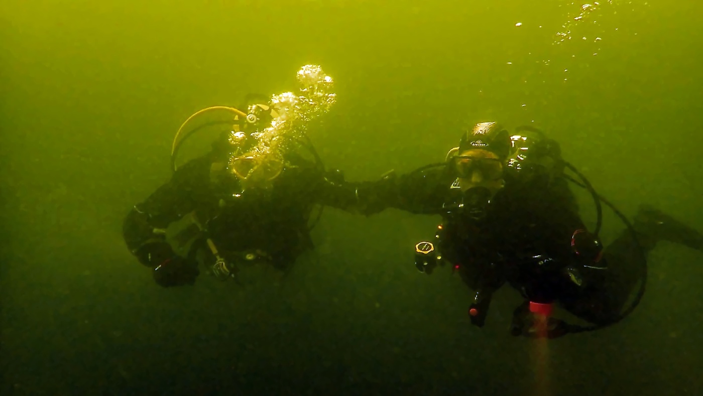Duikbbuddies onder water