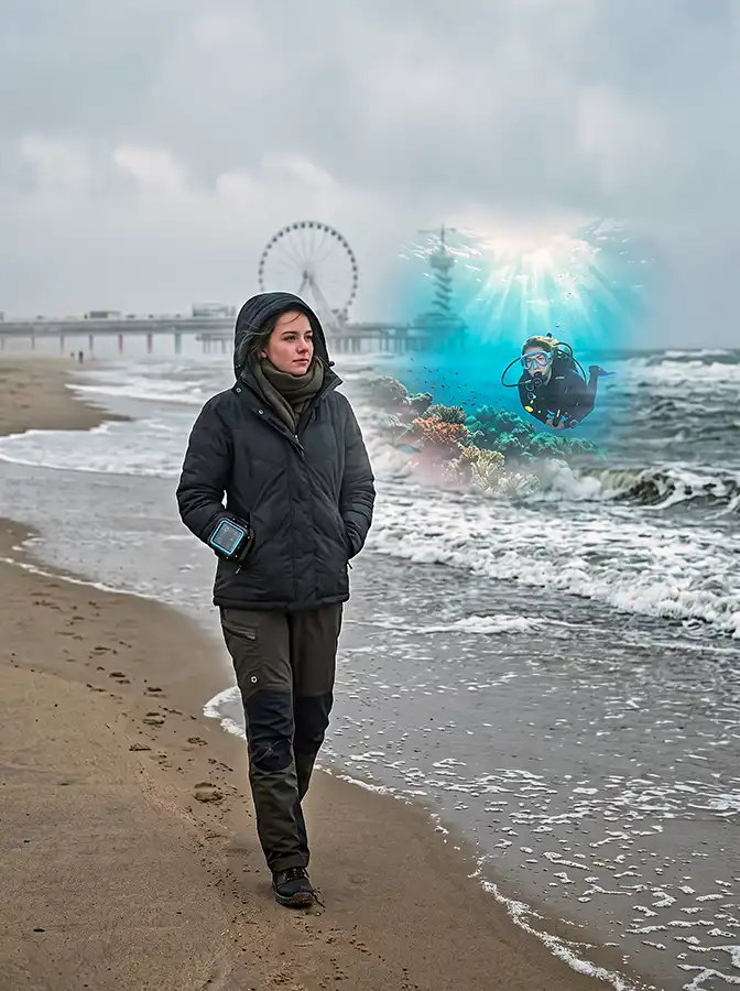 Dromen over je duikvakantie op een herfstige dag